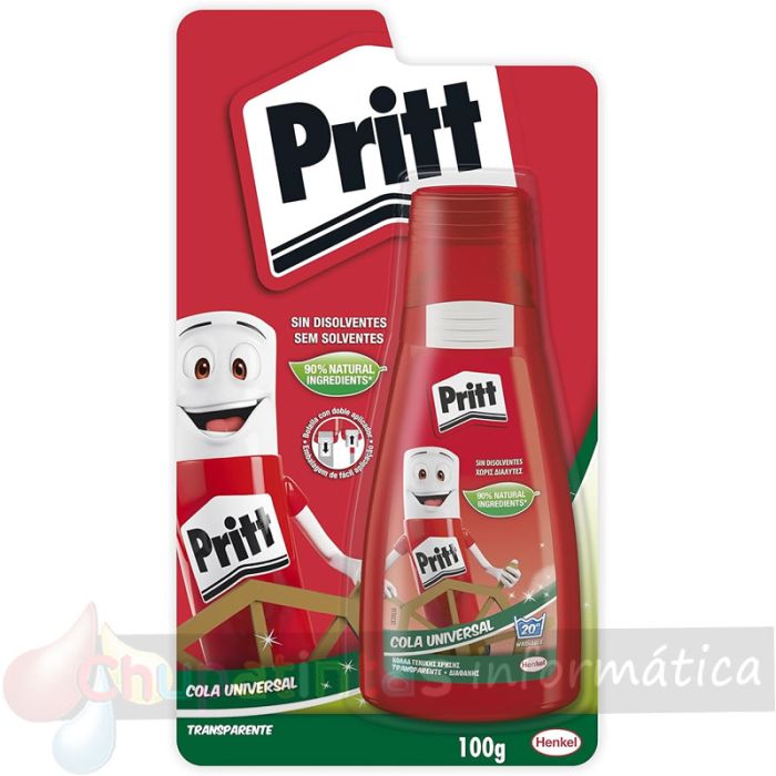 Pritt Cola Universal Bl 100gr - Cola Liquida Transparente - Ideal para Manualidades - Pega Diferentes Materiales-2