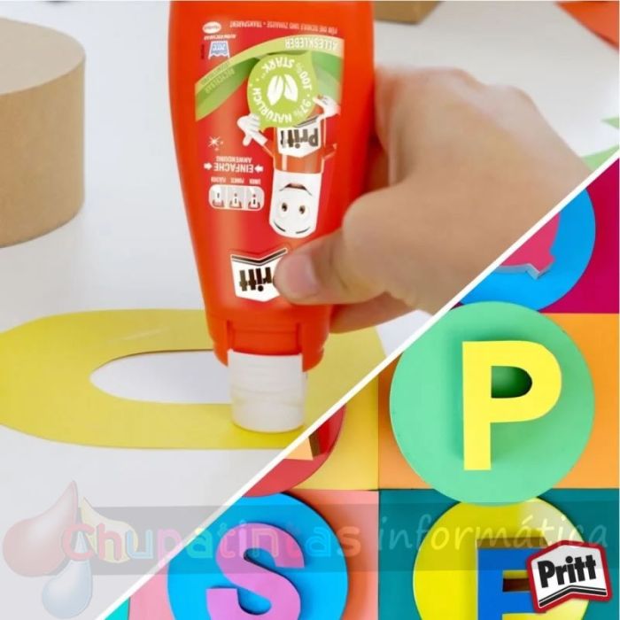 Pritt Cola Universal Bl 100gr - Cola Liquida Transparente - Ideal para Manualidades - Pega Diferentes Materiales-3