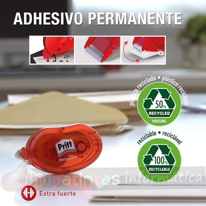 Pritt Compacto Rodillo Encolador Permanente 8.4mm x 10m -5