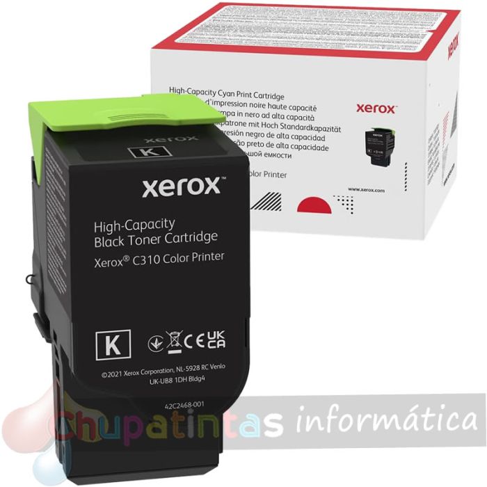 Xerox C310/C315 Negro Cartucho de Toner Original - 006R04364