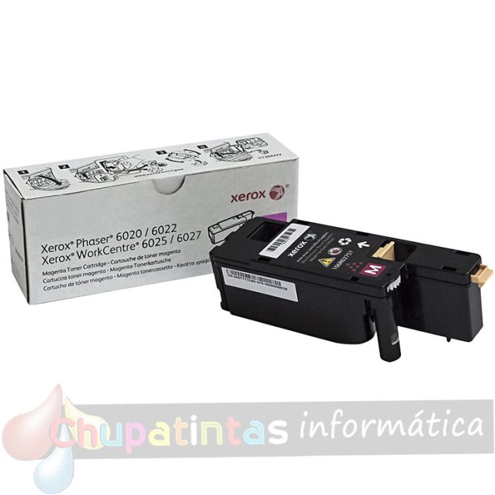 Xerox Phaser 6020/6022 Magenta Cartucho de Toner Original - 106R02757