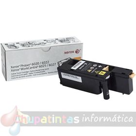Xerox Phaser 6020/6022 Amarillo Cartucho de Toner Original - 106R02758
