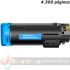 Xerox Phaser 6510/WorkCentre 6515 Cian Cartucho de Tóner Genérico - Reemplaza 106R03690/106R03477/106R03473