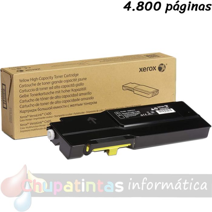 Xerox VersaLink C400/C405 Amarillo Cartucho de Toner Original - 106R03517