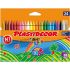 Bic Kids Plastidecor Caja de 24 Lápices de Cera - Extra resistentes - Fácil de Sacar Punta - No Mancha-1