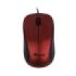 NGS Crew Raton USB 1200dpi - 3 Botones - Uso Ambidiestro - Cable de 1.30m - Color Rojo/Negro