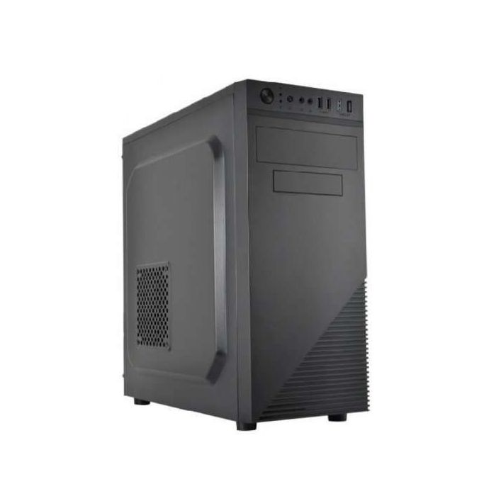 L-Link Atria Caja Micro ATX - Fuente de Alimentacion 500W - Capacidad para 3 Discos Duros - 1x USB 3.0, 2x USB 2.0, 1x HD audio/mic - Color Negro