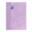 Oxford School Touch Europeanbook 1 A4+ Tapa Extradura - Cuaderno de 80 Hojas - Tapa Resistente - Color Malva Pastel