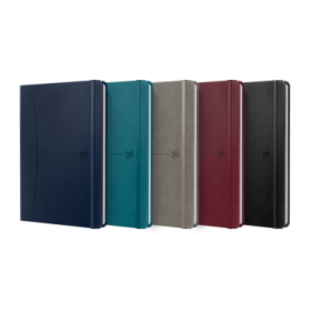 Oxford Signature Cuaderno Cosido Tapa Extradura A5 - 1 Linea - 80 Hojas - Colores Surtidos