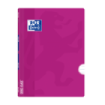 Oxford School Classic Openflex A4 Libreta Grapada - Tapa de Plastico Resistente - 1 Linea con Margen - 48 Hojas de Papel Lila - Ideal para Estudiantes