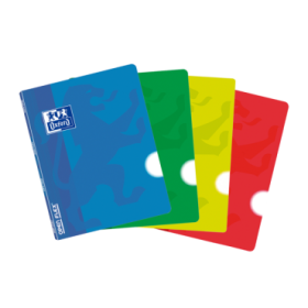 Oxford School Classic Openflex A5 - Tapa de Plastico - Libreta Grapada - Liso - 48 Hojas - Colores Surtidos