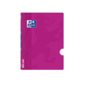 Oxford School Classic Openflex A5+ Libreta Grapada - Tapa de Plastico Resistente - Pauta 3.5 con Margen - 48 Hojas - Color Lila