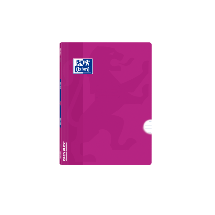 Oxford School Classic Openflex A5+ Libreta Grapada - Tapa de Plastico Resistente - Pauta 3.5 con Margen - 48 Hojas - Color Lila