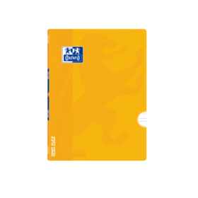 Oxford School Classic Openflex A5+ Libreta Grapada - Tapa de Plastico Resistente - Pauta 3.5 con Margen - 48 Hojas de Papel de Alta Calidad - Color Lima
