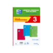 Oxford School Classic Pack 3 - Libreta Grapada A4 - Tapa Blanda - 4x4 con Margen - 48 Hojas - 3 Colores