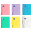 Oxford School Openflex Write-Erase A4 Libreta Grapada - Tapa de Plastico Resistente - 1 Linea con 2 Margenes - 48 Hojas de Colores Pastel - Ideal para Escribir y Borrar Facilmente