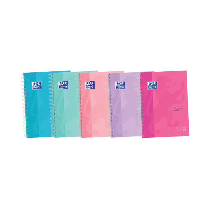 Oxford School Touch A4+ Europeanbook - Tapa Extradura Resistente - 5 Separadores - 1 Linea para Identificacion - 120 Hojas