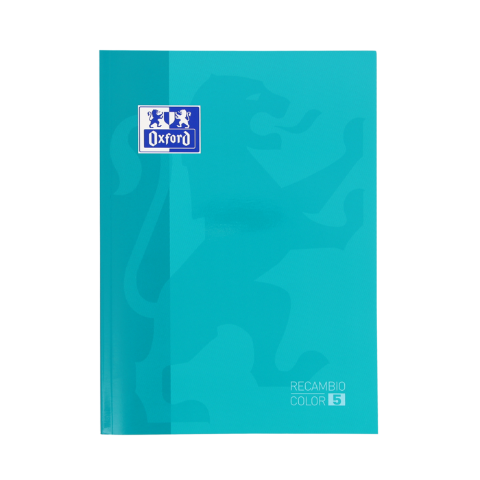 Oxford School Touch Cuaderno de Recambio - Tamaño A4 - Tapa Blanda - Encolado 5x5 - 80 Hojas