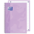 Oxford School Touch Europeanbook 1 A4+ - Tapa Extradura Resistente - 1 Linea para Escritura Ordenada - 80 Hojas de Papel de Calidad - Color Malva Pastel
