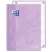 Oxford School Touch Europeanbook 1 A4+ - Tapa Extradura Resistente - 1 Linea para Escritura Ordenada - 80 Hojas de Papel de Calidad - Color Malva Pastel