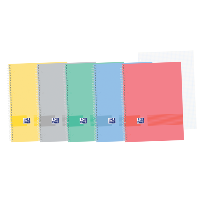 Oxford - You Europeanbook A4+ Tapa Extradura - Cuaderno con 100 Hojas - Tamaño A4+ - 5x5 con 2 Margenes