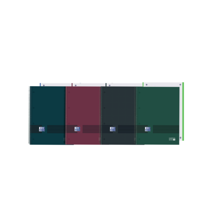 Oxford - You Europeanbook A4+ Tapa Extradura - Cuaderno con 80 Hojas - Tamaño 1 5x5 - Colores Neutros