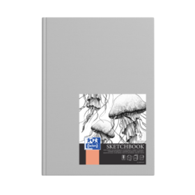 Oxford Artbooks A5 Tapa Extradura - Cuaderno Cosido para Esbozos - 96 Hojas de 100gr - Colores Surtidos