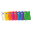 Oxford Easybook A4 Libreta Grapada - Tapa de Plastico Resistente - 48 Hojas con Margen - Cuadricula 4x4 - Colores Surtidos