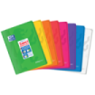 Oxford Easybook A4 Libreta Grapada - Tapa de Plastico Resistente - Cuadricula 5x5 con 2 Margenes - 48 Hojas de Papel de Alta Calidad - Colores Surtidos