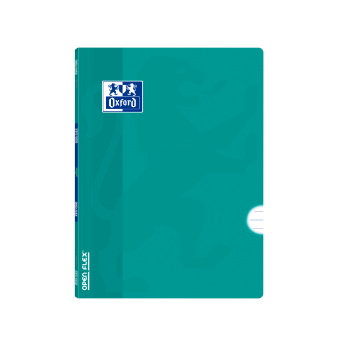 Oxford Libreta Grapada Openflex A4 - Tapa de Plastico Resistente - Grapada para Mayor Durabilidad - 1 Linea con Margen para Organizacion - 48 Hojas de Papel de Alta Calidad
