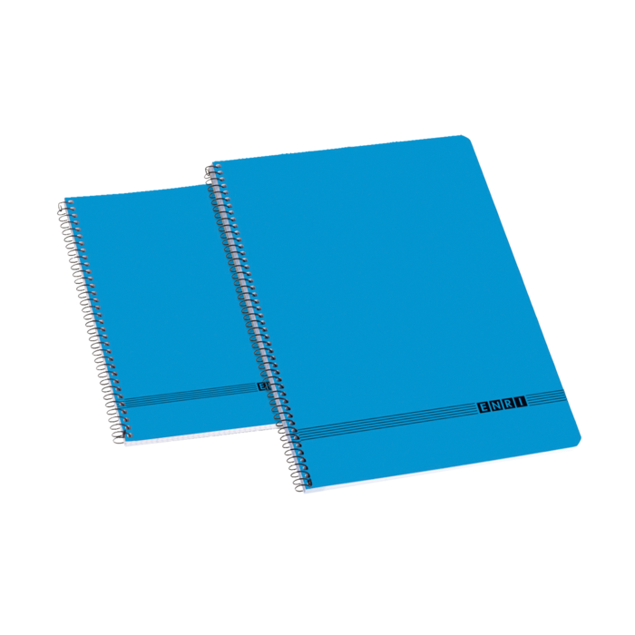 Enri Oficina 4º Tapa Blanda Cuaderno Espiral Liso - Tamaño 4º - Tapa Blanda - Cuaderno Espiral - Color Azul