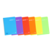 Enri Plus 4º Cuaderno Espiral Pauta 2.5mm - Tapa de Plastico - 80 Hojas 90gr - Colores Surtidos
