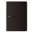 Enri Status 4º Tapa Dura Cuaderno Espiral 4x4 - 100 Hojas - Color Negro
