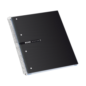 Enri Status A4+ Europeanbook - Tapa Extradura - 160 Hojas - Cuadricula 5x5 - Color Negro