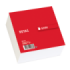 Enri Taco de Notas Encolado Liso Rojo - Facil de Arrancar y Pegar