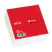 Enri Taco de Notas Encolado Liso Rojo - Facil de Arrancar y Pegar