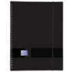 Oxford Live - Go A4 Carpeta de Fundas - Tapa de Plastico Opaco - Espiral 30 Fundas - Color Negro