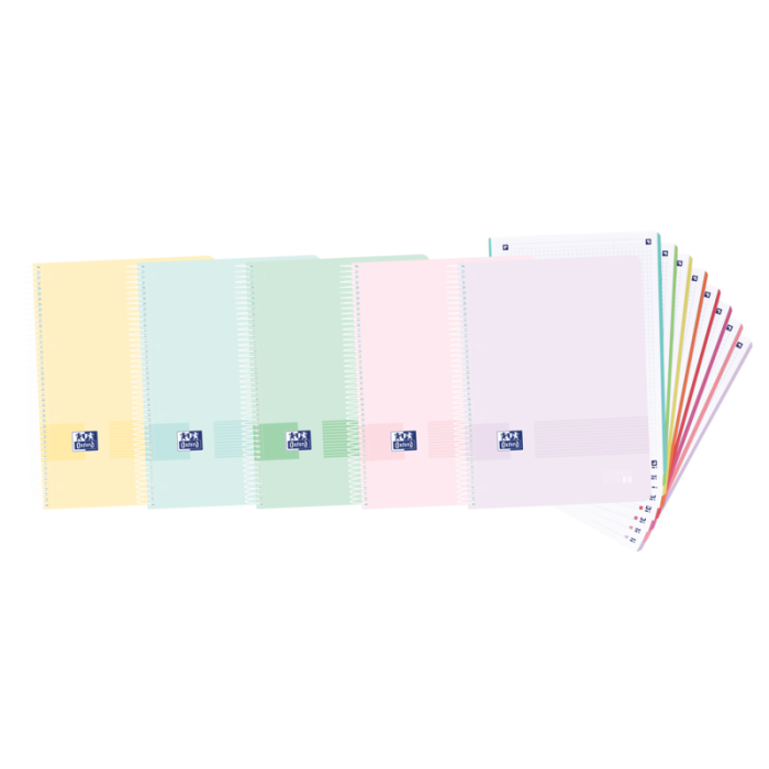 Oxford Live - Go A4+ Europeanbook - Tapa de Plastico - 160 Hojas - Colores Surtidos
