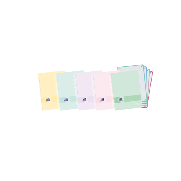 Oxford Live - Go A5+ Europeanbook - Tapa de Plastico - 120 Hojas - Colores Surtidos