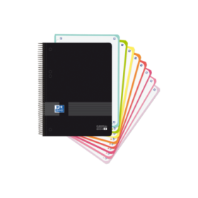 Oxford Live - Go A5+ Europeanbook - Tapa de Plastico - 160 Hojas - Colores Surtidos