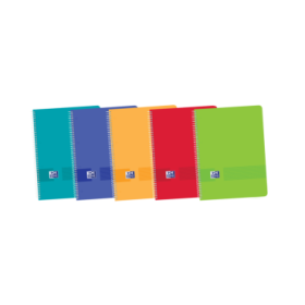 Oxford Live - Go Europeanbook A4+ - Tapa de Plastico - 1 Linea 2 Margenes - 80 Hojas - Colores Surtidos