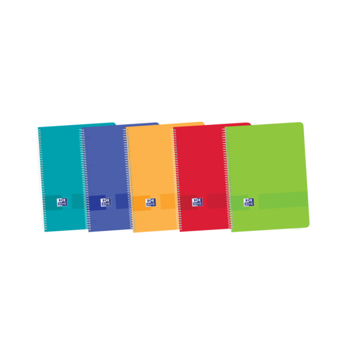 Oxford Live - Go Europeanbook A4+ - Tapa de Plastico - 1 Linea 2 Margenes - 80 Hojas - Colores Surtidos
