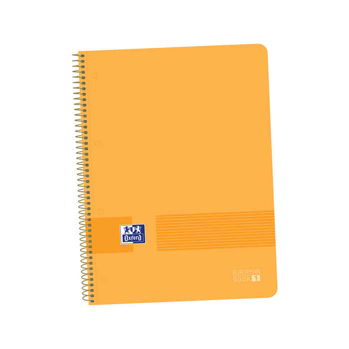 Oxford Live-Go A4+ Cuaderno de Plastico - Tapa Resistente - Formato A4+ - 80 Hojas Cuadriculadas 5x5