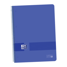 Oxford Live-Go Cuaderno A4+ Tapa de Plastico - Europeanbook 1 5x5 - 80 Hojas - Color Azul Marino