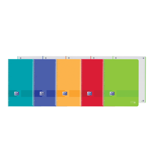 Oxford Live-Go Europeanbook 1 - Tapa de Plastico A4+ - 80 Hojas - Colores Surtidos