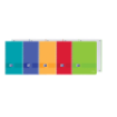 Oxford Live-Go Europeanbook 1 Tapa de Plastico A4+ 5x5 - Tamaño A4+ - 80 Hojas - Colores Surtidos