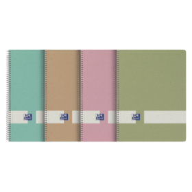 Oxford Nature Europeanbook A4+ Tapa Dura 5x5 80 Hojas - Cuaderno Ecologico - Tamaño A4+ - Tapa Dura Resistente - 80 Hojas Cuadriculadas 5x5