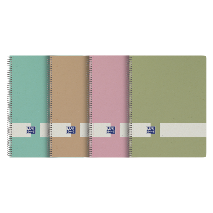 Oxford Nature Europeanbook A4+ Tapa Dura 5x5 80 Hojas - Cuaderno Ecologico - Tamaño A4+ - Tapa Dura Resistente - 80 Hojas Cuadriculadas 5x5