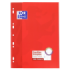 Oxford Recambio A4 100 Hojas Seyes con Margen - Papel de Alta Calidad - Cuadricula Seyes para Escritura Ordenada - Margen para Anotaciones - Ideal para Estudiantes y Profesionales