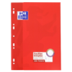 Oxford Recambio A4 100 Hojas Seyes con Margen - Papel de Alta Calidad - Cuadricula Seyes para Escritura Ordenada - Margen para Anotaciones - Ideal para Estudiantes y Profesionales